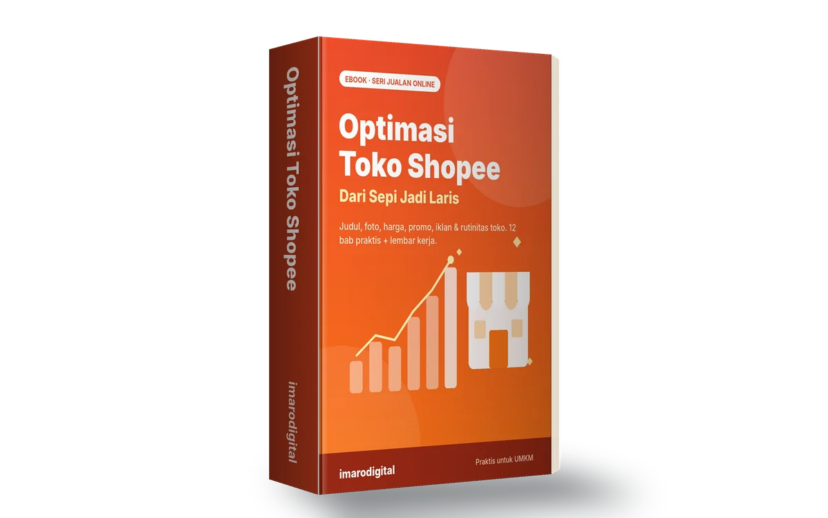 Ebook Optimasi Toko Shopee: Dari Sepi Jadi Laris