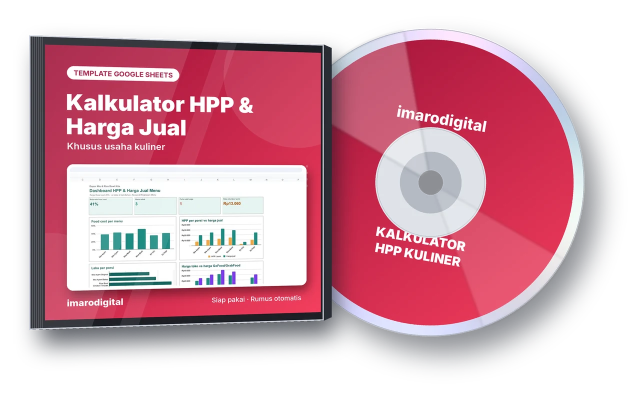 Kalkulator HPP & Harga Jual Kuliner