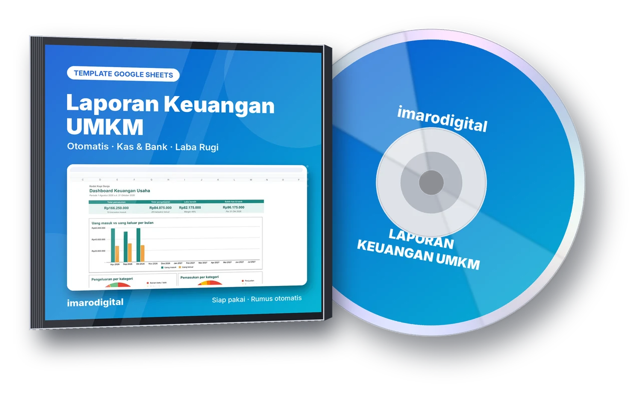 Template Laporan Keuangan UMKM Otomatis